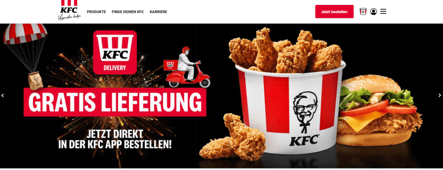 KFC- Website